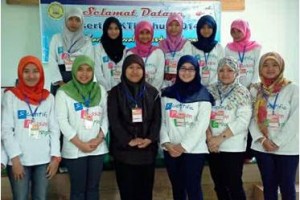 Peserta pelatihan karya ilmiah di STIKKU.